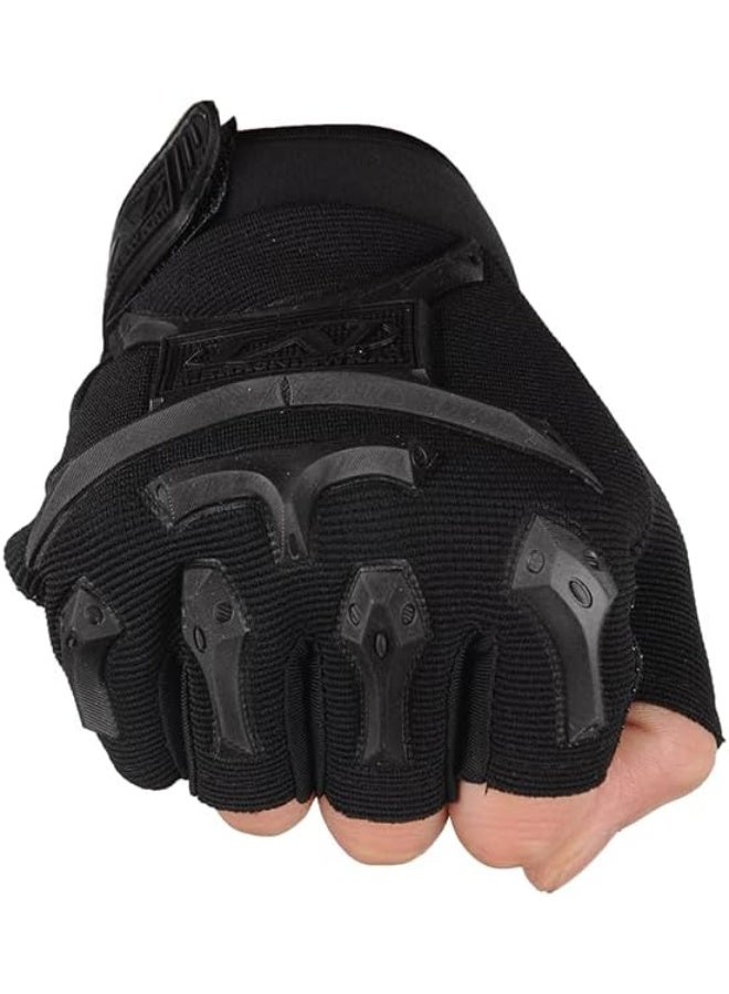 VIUAUAX Cycling Gloves - Men's Bicycle Gloves for Cycling, Workout, Gym, Training, Fingerless Cycling Gloves Breathable Protective for Road Mountain Bike MTB Riding - Image 5